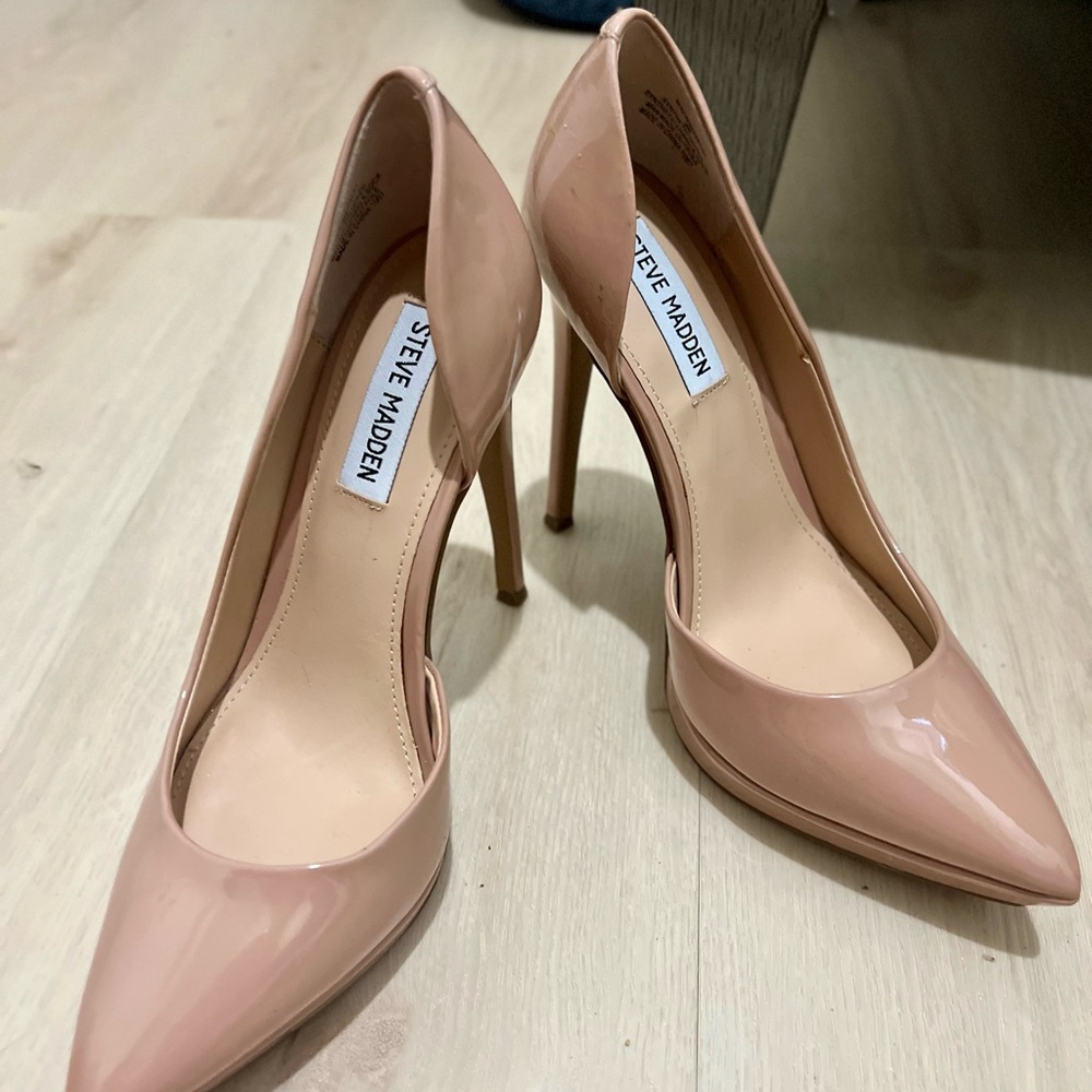 Steve Madden Beige Stiletto Heels